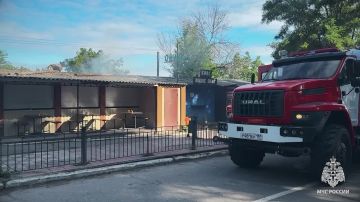 В Славяносербске едва не сгорело кафе