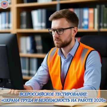 Успейте принять участие во Всероссийском тестировании «Охрана труда и безопасность на работе 2026»