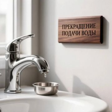 О СБОЯХ В ПОДАЧЕ ВОДЫ НА ТЕРРИТОРИИ ГОРОДА