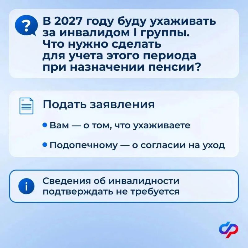 Как будет подтверждаться уход за пожилым или человеком с инвалидностью с 1 января 2027 года Как будет подтверждаться уход за пожилым или человеком с инвалидностью с 1 января 2027 года