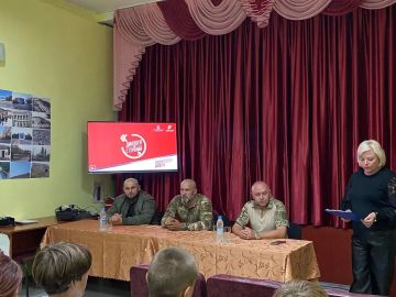 10 сентября в Бугаевском Доме культуры состоялось мероприятие в рамках Всероссийского проекта «Диалог с Героями»