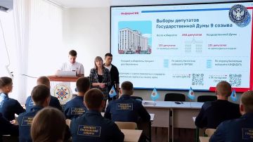 Председатель Избирательной комиссии ЛНР встретилась со студентами Института гражданской защиты ЛГУ имени В. Даля
