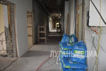 В Белокуракинской центральной районной многопрофильной больнице продолжается ремонт