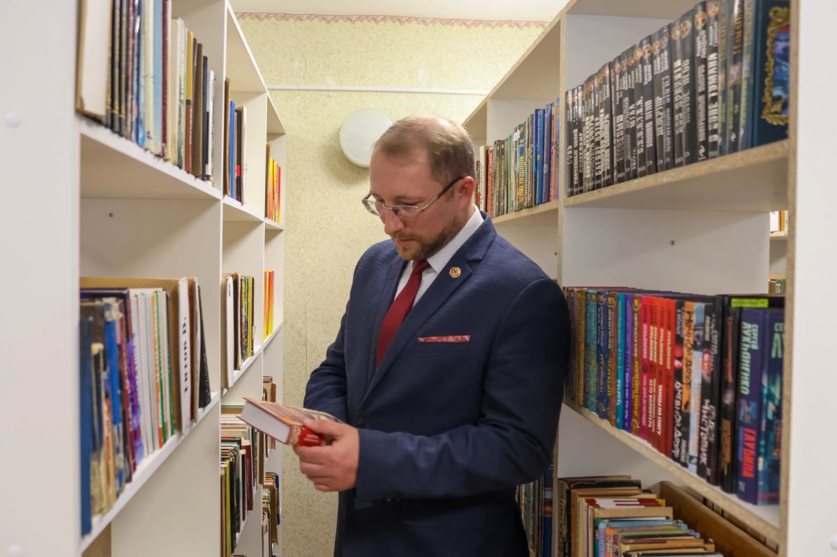 Роман Олексин: В рамках визита посетил Централизованную библиотечную систему города Первомайска Роман Олексин: В рамках визита посетил Централизованную библиотечную систему города Первомайска