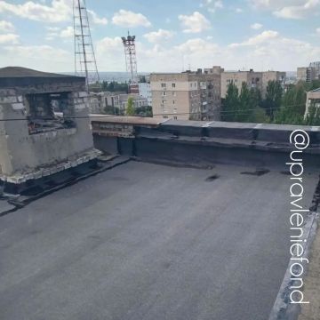 Луганский филиал отремонтировал кровли трех столичных многоэтажек
