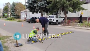 В Белокуракино установили искусственные дорожные неровности (ИДН)