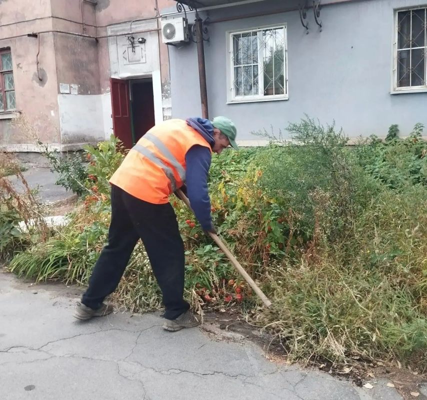 Коммунальными службами проведены работы на территории города Коммунальными службами проведены работы на территории города