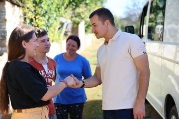 Ринат Садыков посетил многодетные семьи в Лисичанске