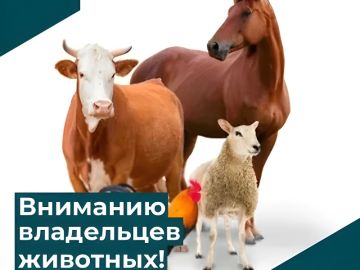 Внимание, владельцы сельскохозяйственных животных!