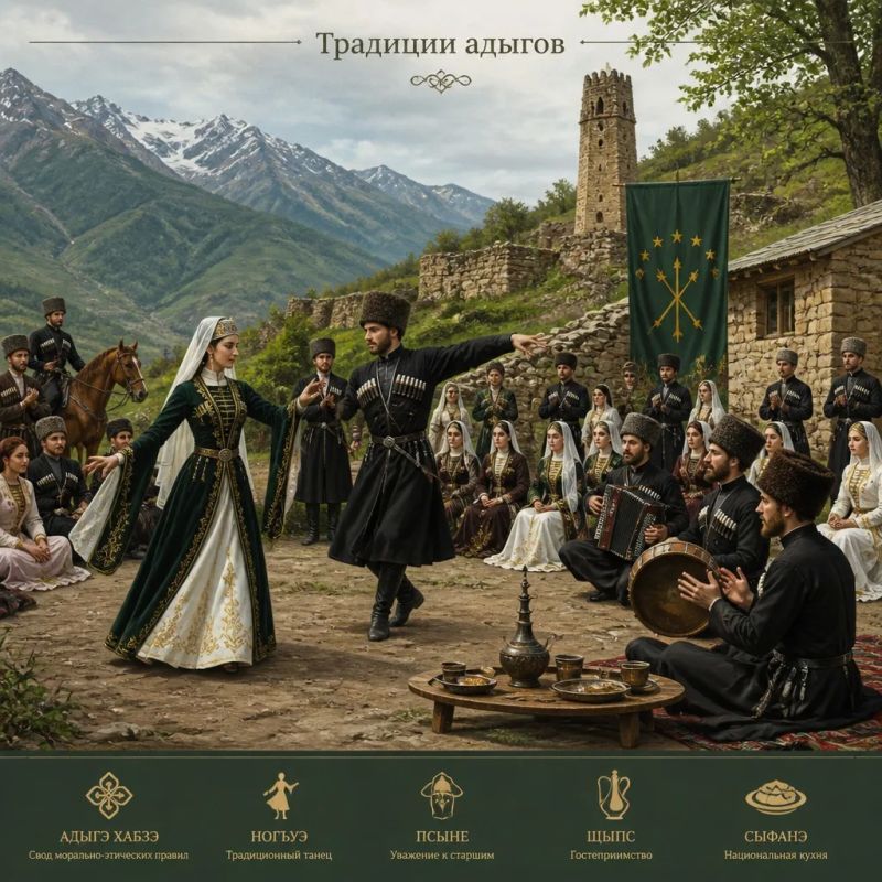 Тени Великих Гор: как живут традиции адыгов