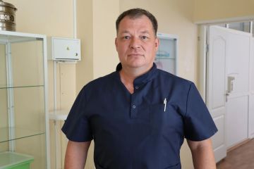 Медик из Прикамья принимает пациентов в больнице Северодонецка