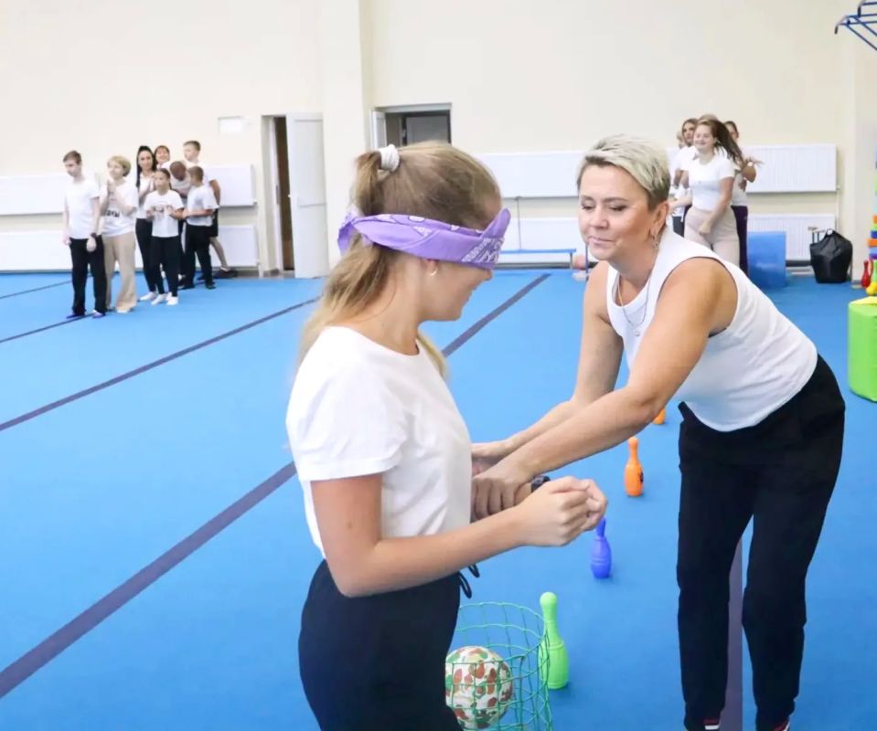Спортбатл для особенных детей прошел в Стаханове Спортбатл для особенных детей прошел в Стаханове