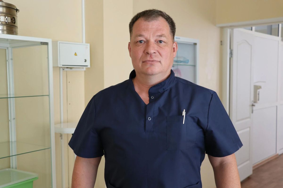 Медик из Прикамья принимает пациентов в больнице Северодонецка