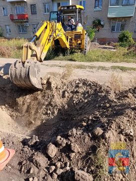 МУП "Водоканал города Лисичанска" проводит в городе регулярные ремонтные работы
