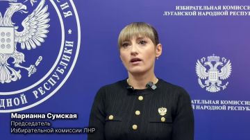 Марианна Сумская — об открытии избирательных участков и начале голосования во второй день голосования на территории Луганской Народной Республики на выборах депутатов Государственной Думы Федерального Собрания Российской...