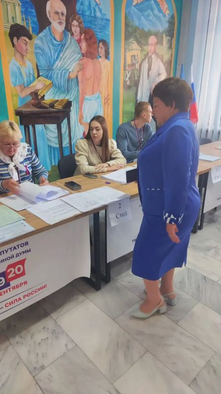 Зинаида Наден: Сегодня приняла участие в выборах депутатов Государственной Думы Российской Федерации Зинаида Наден: Сегодня приняла участие в выборах депутатов Государственной Думы Российской Федерации