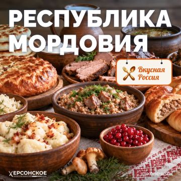 В Мордовии вас ждет основательное застолье! Кухня мордвы (народов эрзя и мокша) отражает жизнь в краю лесов и полноводных рек, где еда должна давать мощный заряд энергии