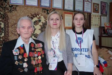 100-летний ветеран ВОВ Виктор Назаров проголосовал на выборах в Госдуму