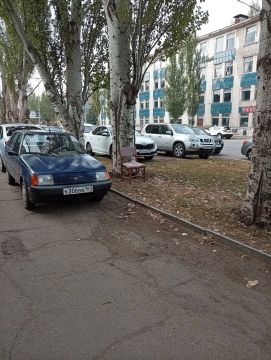 Луганчане продолжают жаловаться на «гениев» парковки