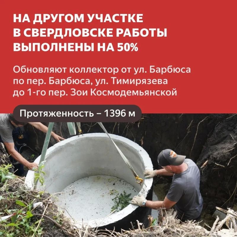 Коллекторы Свердловского округа ЛНР обновляют при поддержке Красноярского края Коллекторы Свердловского округа ЛНР обновляют при поддержке Красноярского края