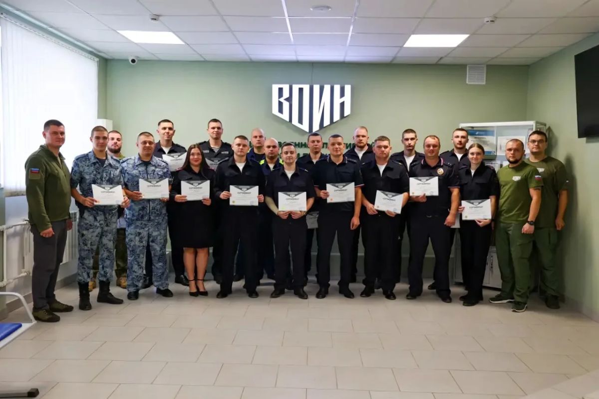 Первые 20 сотрудников МВД прошли обучение в республиканском филиале Центра «Воин» Первые 20 сотрудников МВД прошли обучение в республиканском филиале Центра «Воин»