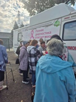 В пгт. Родаково работал «ФЛЮМАММ» Славяносербской ЦРБ