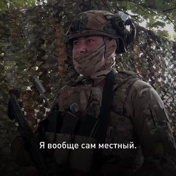 Позывной «Лемур» вполне соответствует образу жизни начальника расчета мобильнои огневои группы (МОГ) добровольческои бригады «БАРС Курск»