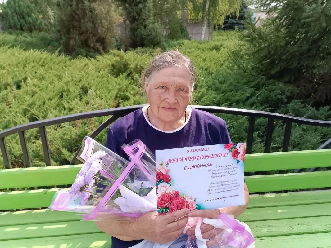 23 сентября жительницу пгт Городище поздравили с 85-летнимй юбилеем