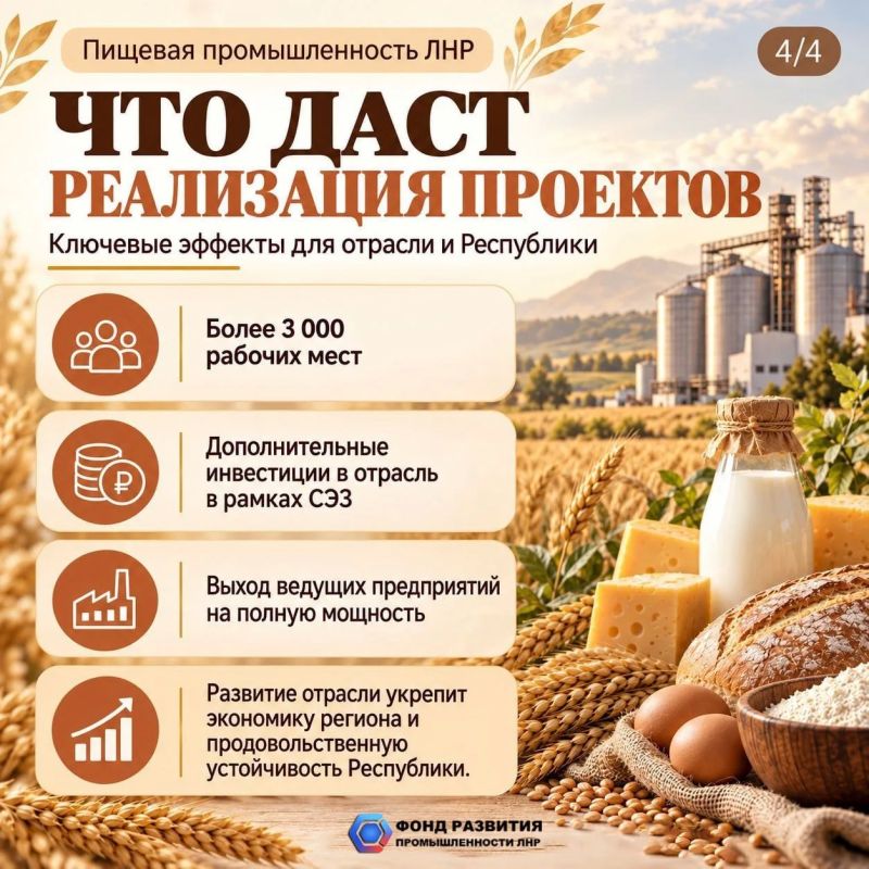 К 2030 году ЛНР сама обеспечит себя мукой, маслом и создаст 3 тысячи рабочих мест К 2030 году ЛНР сама обеспечит себя мукой, маслом и создаст 3 тысячи рабочих мест