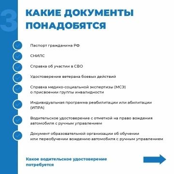 Инструкция: как ветерану СВО получить автомобиль с ручным управлением Инструкция: как ветерану СВО получить автомобиль с ручным управлением