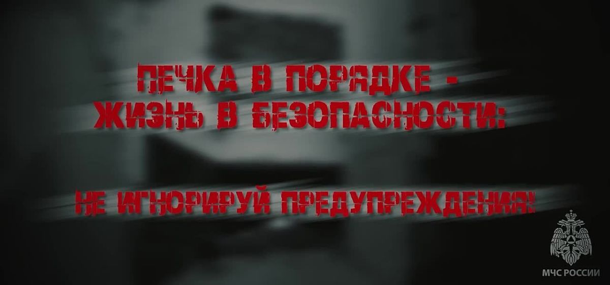 ГУ МЧС России по ЛНР напоминает: с наступлением осенне-зимнего периода проверь печное отопление!