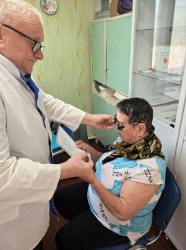 Специалисты Новопсковской ЦРМБ осмотрели жителей с.Лисогоровка