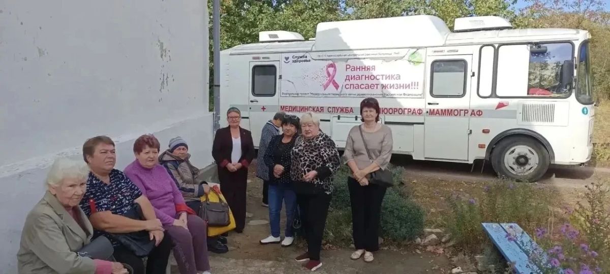 Здоровье рядом: мобильный комплекс «Флюмамм» Славяносербской ЦРБ работал в пгт.Лотиково