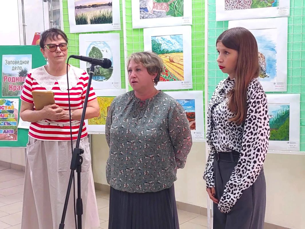 В республиканской научной библиотеке имени М. Горького открылась выставка рисунков победителей природоохранного проекта «Заповедное дело» им. С.В. Заики