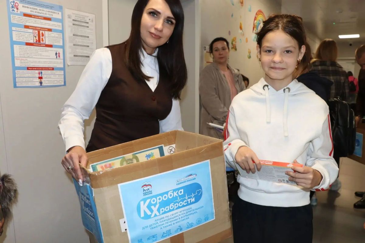 Яна Сылкина: Акция "Коробка храбрости" стала уже доброй традицией в Северодонецке Яна Сылкина: Акция "Коробка храбрости" стала уже доброй традицией в Северодонецке