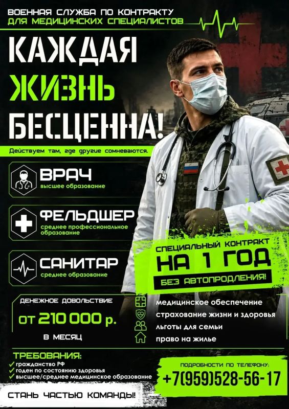 МЕДИК, ТВОЯ ПРОФЕССИЯ СЕЙЧАС СТОИТ БОЛЬШЕ