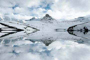 Зеркало Кавказа. Озеро Бирджалы Автор: Ксения Михайлова