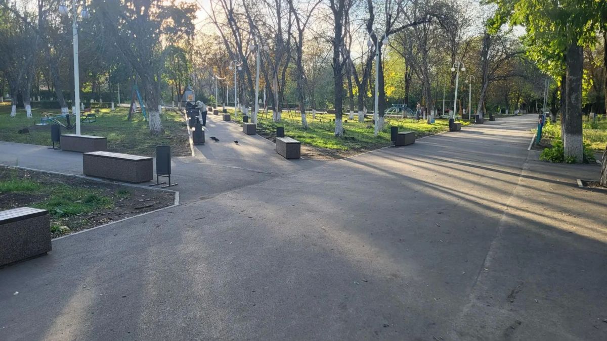 В Молодогвардейске завершены работы по благоустройству городского парка В Молодогвардейске завершены работы по благоустройству городского парка