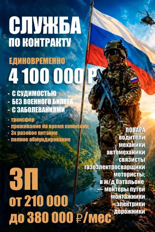 Открыт набор кандидатов на Службу в Тылу по контракту от Министерства обороны