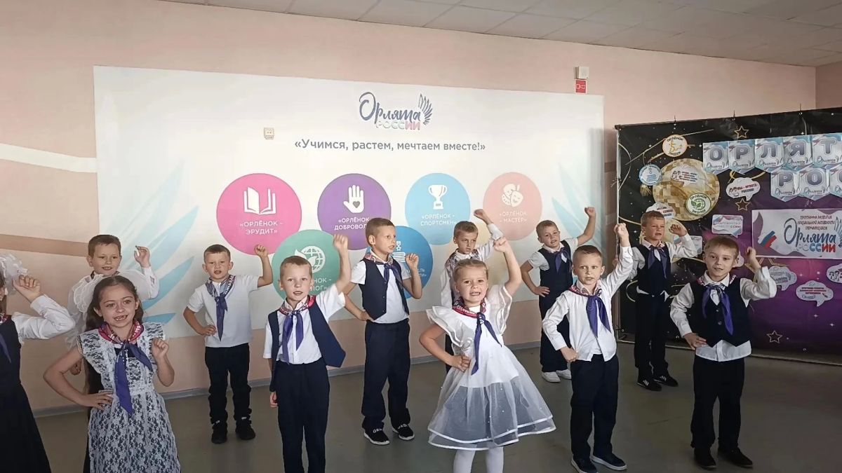 Торжественное посвящение первоклассников в «Орлята России» Торжественное посвящение первоклассников в «Орлята России»