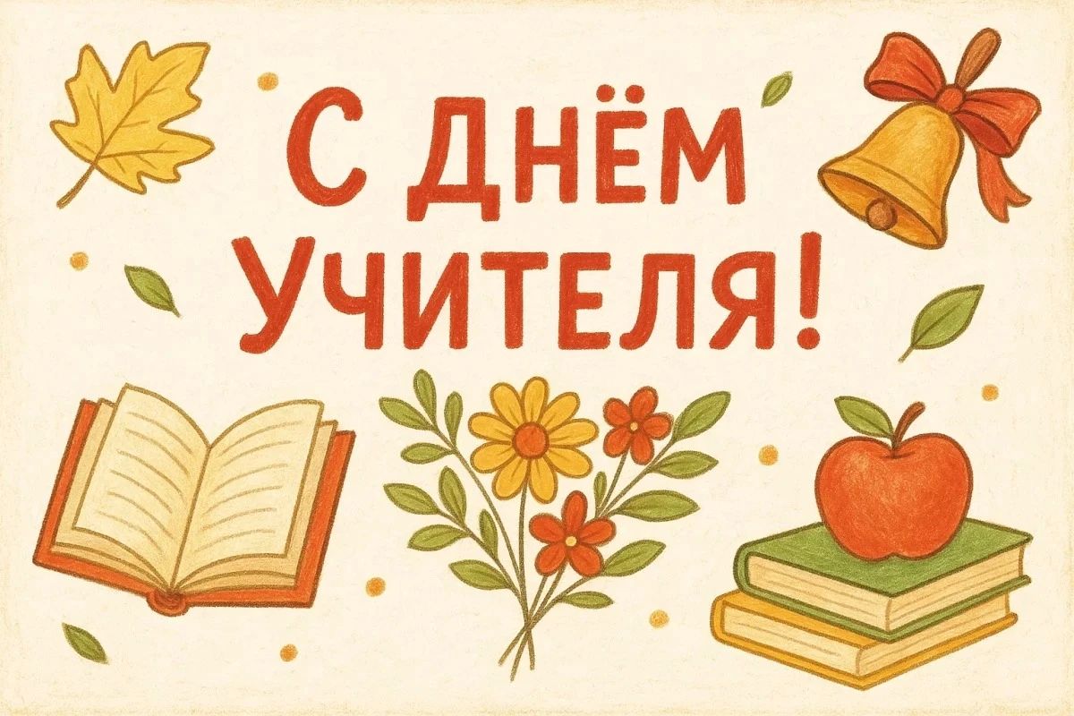Поздравляю с Днём учителя!
