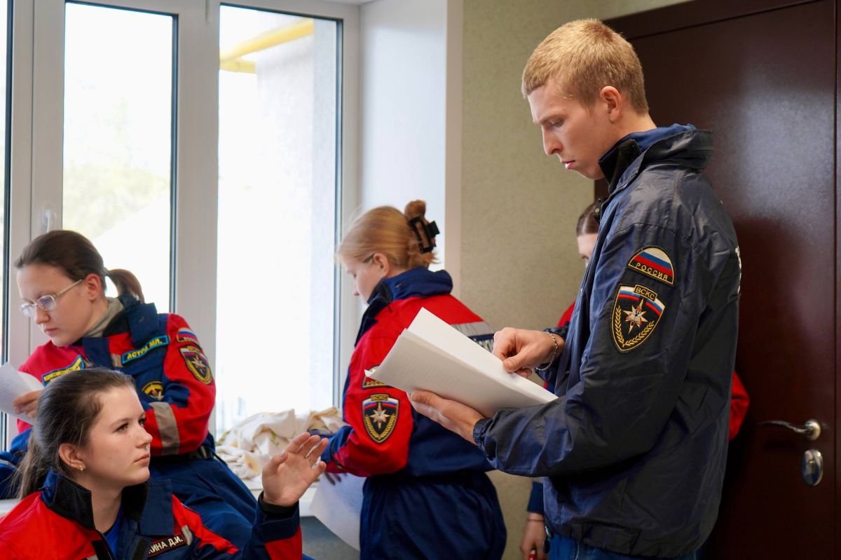 Добровольцы ВСКС оттачивают навыки первой помощи Добровольцы ВСКС оттачивают навыки первой помощи