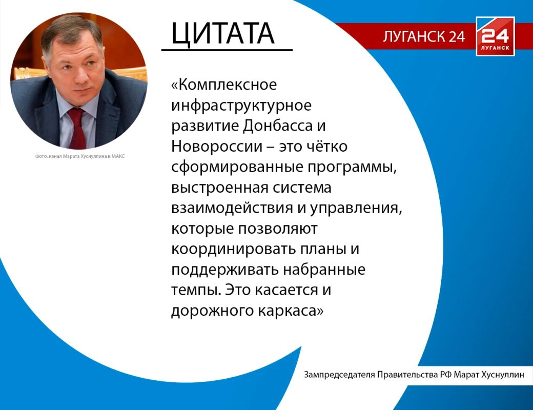 Более 8 000 км трасс отремонтировано в Донбассе и Новороссии с 2022 года