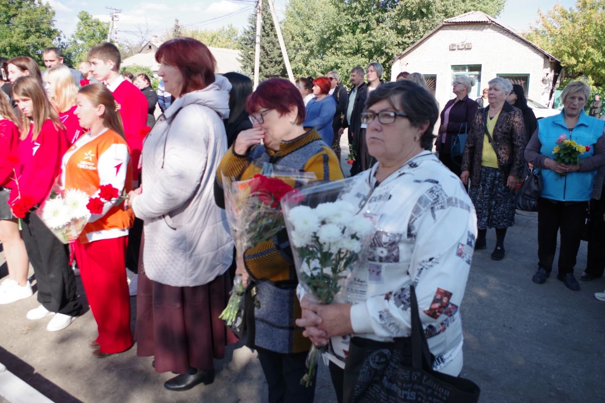 В селе Степовое торжественно открыли «Аллею памяти» В селе Степовое торжественно открыли «Аллею памяти»