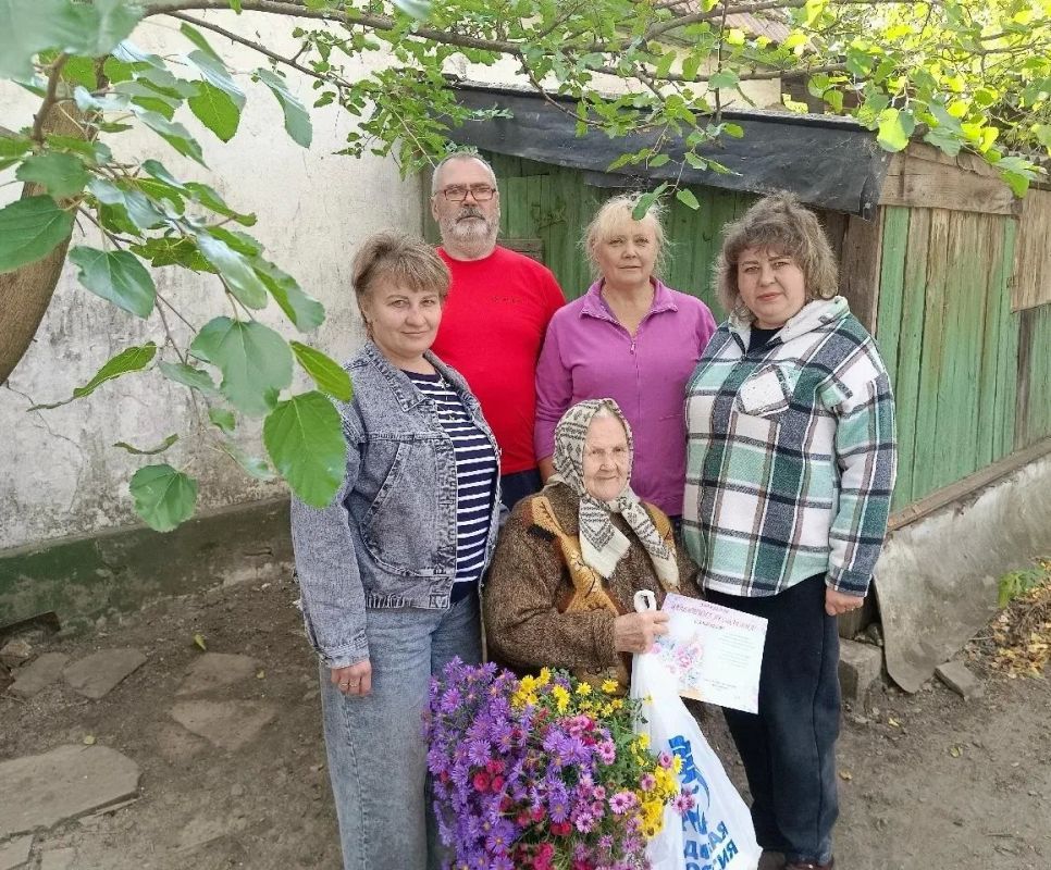 Жительницу Городища поздравили с 85-летним юбилеем