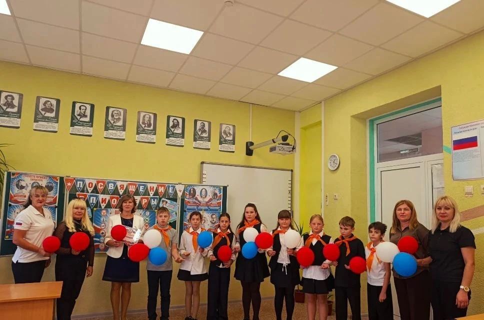 В ГБОУ ЛНР «Беловодская СШ № 1» состоялось торжественное посвящение обучающихся 5-го класса в пионеры! В ГБОУ ЛНР «Беловодская СШ № 1» состоялось торжественное посвящение обучающихся 5-го класса в пионеры!