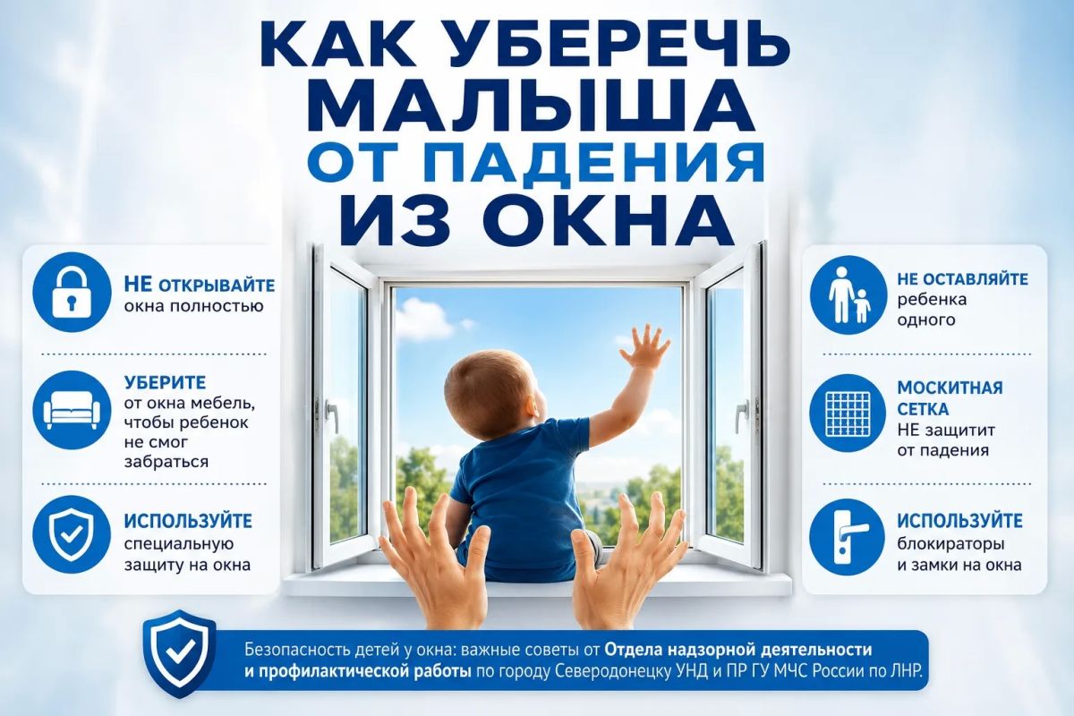 Малыши любопытны и не всегда понимают опасность! Окно для них — это не просто стекло, а целый мир, полный заманчивых приключений