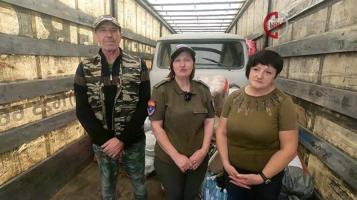 Казаки Луганска и волонтёры из Новосибирска вновь доставили гуманитарную помощь жителям Донбасса и военнослужащим