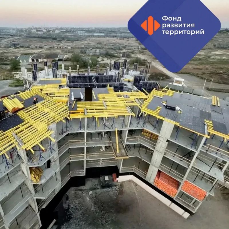 В Луганске возводят еще два дома в новом жилом квартале