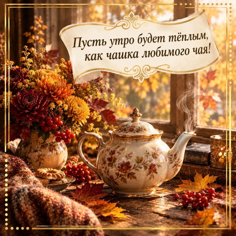 Желаем спокойствия, гармонии и добрых вестей этим утром!